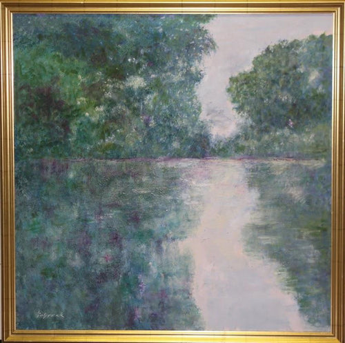 Romantic Landscape Acrylic | Michael Schreck,{{product.type}}