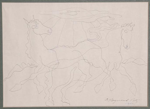 Romping Horses Ink | Alexander Raymond Katz,{{product.type}}