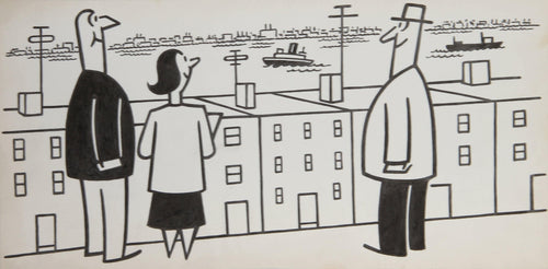 Rooftop View Ink | Unknown Artist,{{product.type}}