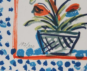 Rooster Lithograph | Margaret Israel,{{product.type}}