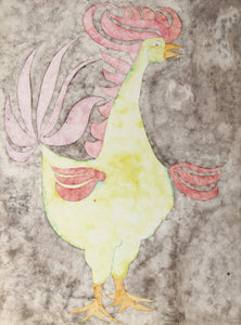Rooster Watercolor | Carl Bergman,{{product.type}}