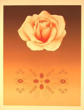 Rose Matrix VII Screenprint | David Haidle,{{product.type}}