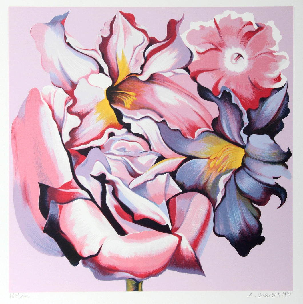 Rose Monochrome Screenprint | Lowell Blair Nesbitt,{{product.type}}