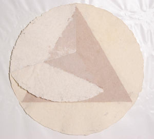 Rose Triangle on Circle Mixed Media | William Fares,{{product.type}}