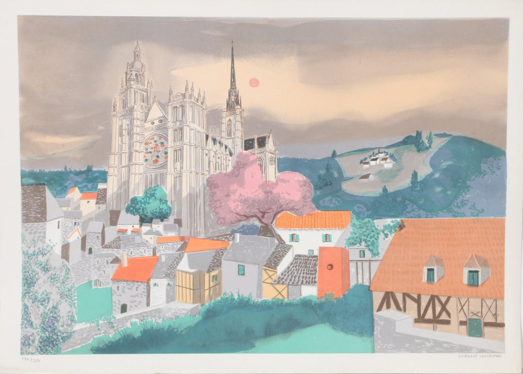 Rouen Lithograph | Georges Lambert,{{product.type}}