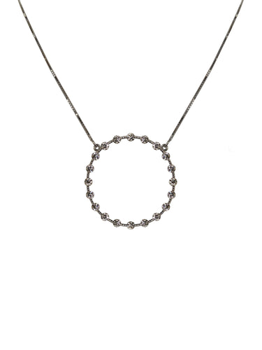 Round Diamond Necklace Jewelry | Drew Pietrafesa,{{product.type}}