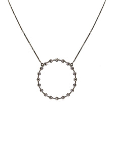 Round Diamond Necklace Jewelry | Drew Pietrafesa,{{product.type}}
