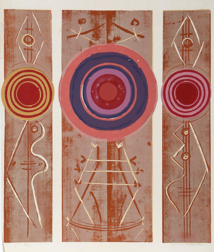 Round Round Round Woodcut | Michael Rothenstein,{{product.type}}