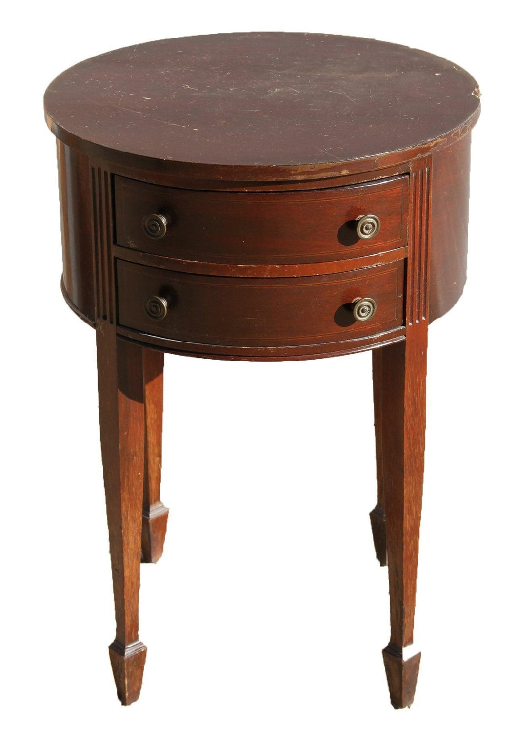 Round Two Drawer Hallway Table Furniture | Furniture,{{product.type}}