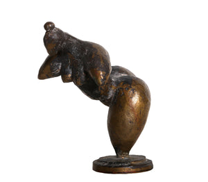 Rounded Female Figure metal | Unknown Artist,{{product.type}}