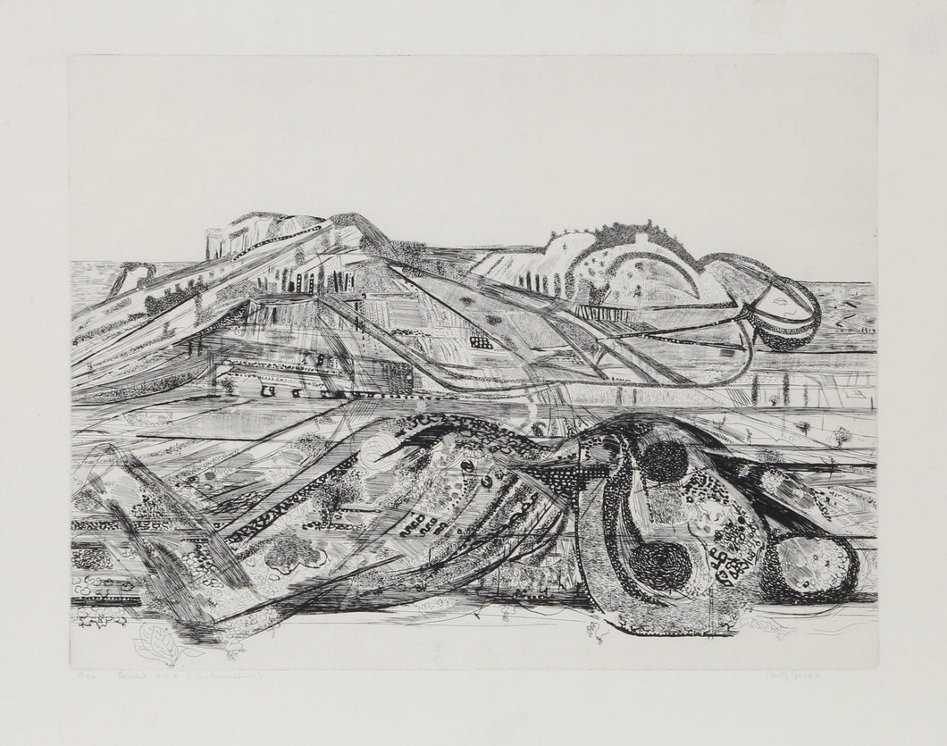 Rounded Hills (Les Mamelons) Etching | Anthony Gross,{{product.type}}