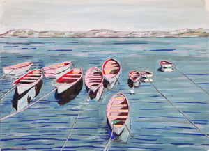 Row Boats Acrylic | Biagio Civale,{{product.type}}