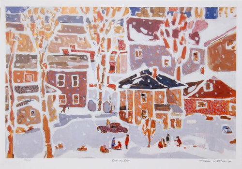 Row on Row Lithograph | Tom Mathews,{{product.type}}