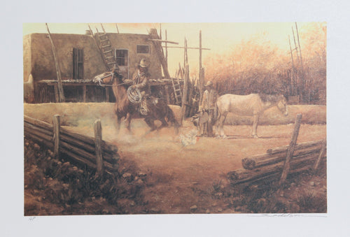 Rowdy Morning Lithograph | Dan Bodelson,{{product.type}}