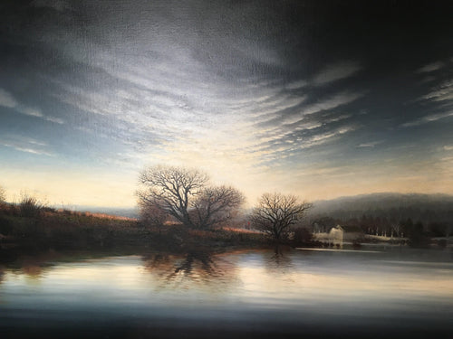 Running to the Boathouse Oil | Alexander McKenzie,{{product.type}}
