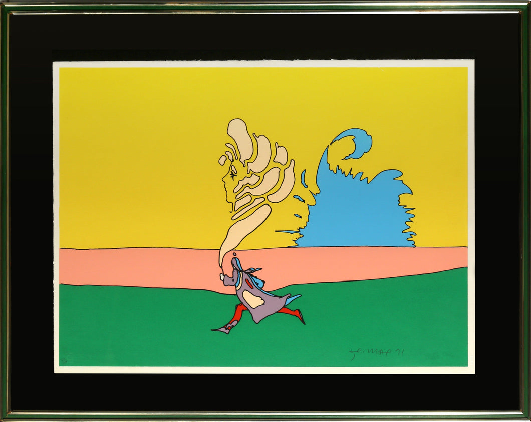 Running with the Image of his Mother Screenprint | Peter Max,{{product.type}}
