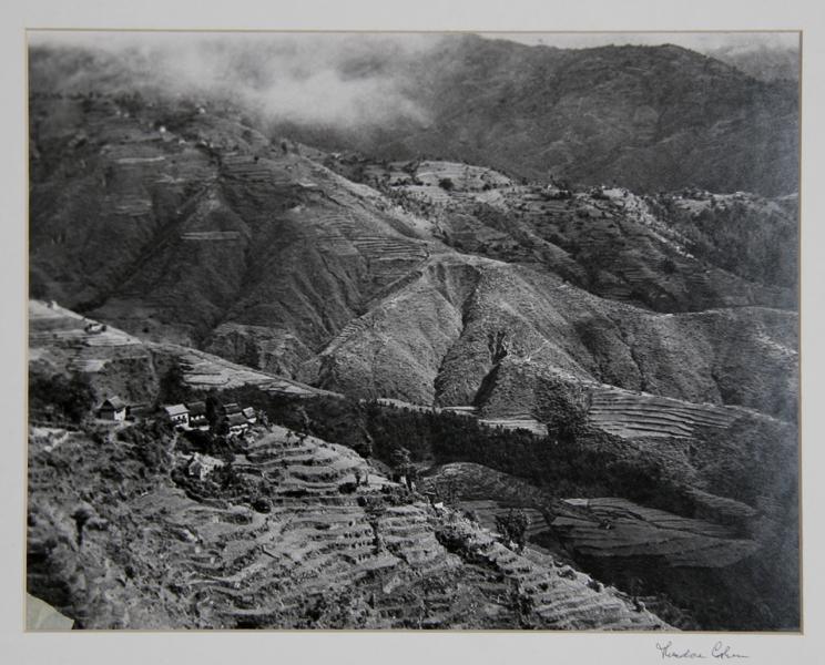 Rural Village in Nepalese Mountains Black and White | Theodore Cohen,{{product.type}}
