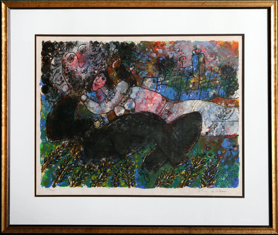 Ruth et Booz from The Ruth Portfolio Lithograph | Theo Tobiasse,{{product.type}}