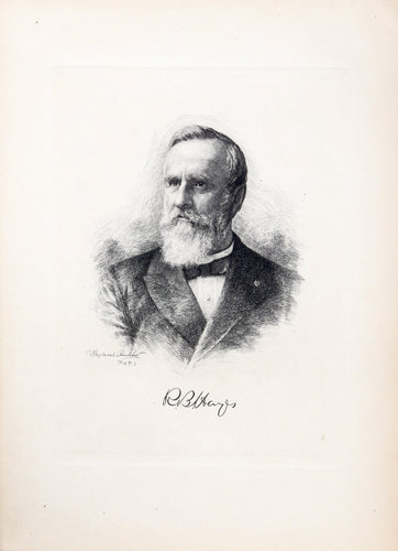 Rutherford Richard Hayes from The Presidents of the United States Etching | P. Raymond Audibert,{{product.type}}