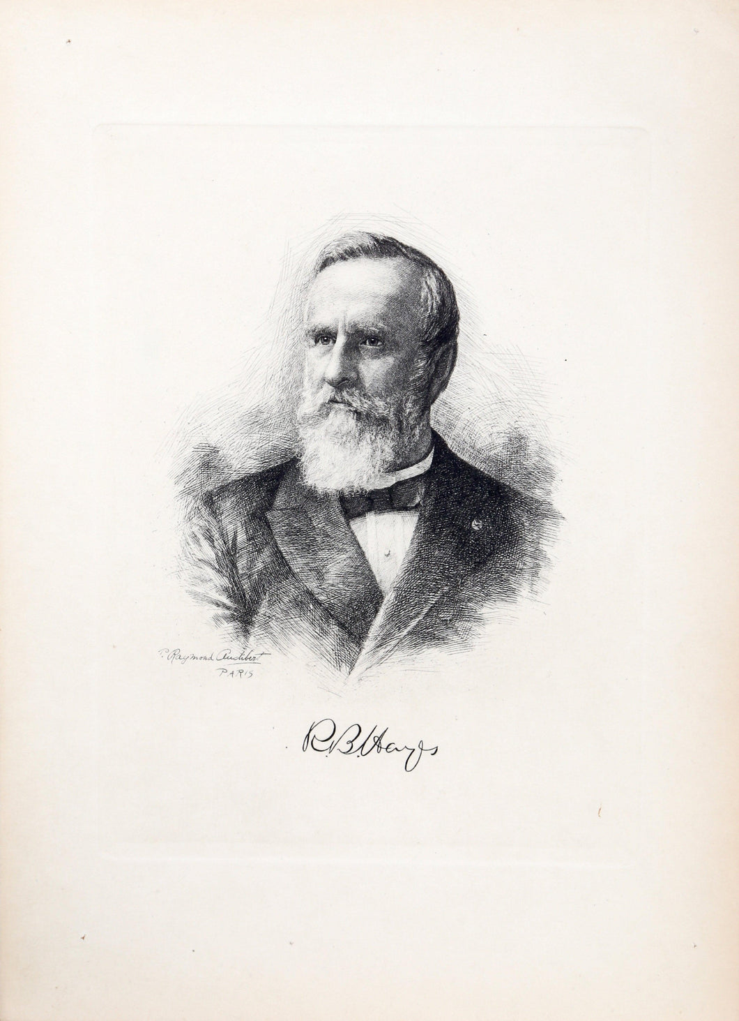 Rutherford Richard Hayes from The Presidents of the United States Etching | P. Raymond Audibert,{{product.type}}
