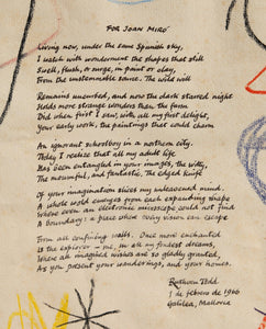 Ruthven Todd Poem Ink | Joan Miro,{{product.type}}