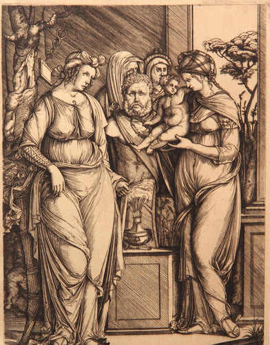 Sacrifice a Priape Etching | Jacopo de'Barbari,{{product.type}}