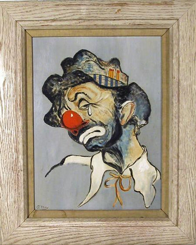 Sad Clown Oil | Unknown Artist,{{product.type}}