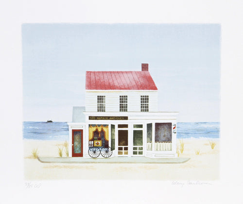 Sag Harbor Antique Shop Lithograph | Mary Faulconer,{{product.type}}