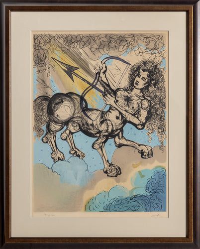 Sagittarius Lithograph | Salvador Dalí,{{product.type}}