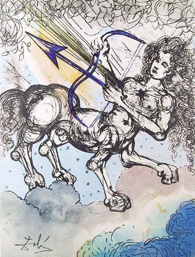 Sagittarius Poster | Salvador Dalí,{{product.type}}