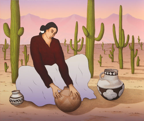 Saguaro Lithograph | RC Gorman,{{product.type}}