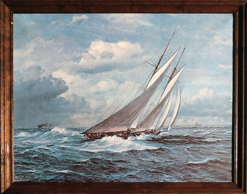 Sailboat in Wind Home Decor | Johannes Holst,{{product.type}}