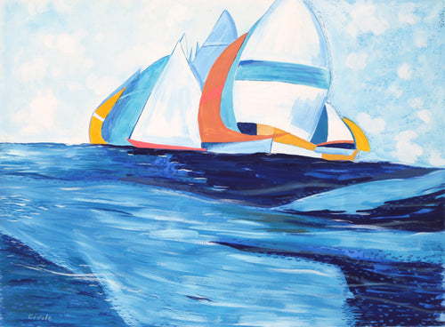 Sailboats Gouache | Biagio Civale,{{product.type}}