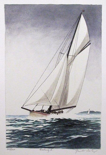 Sailing 2 Lithograph | John McNulty,{{product.type}}