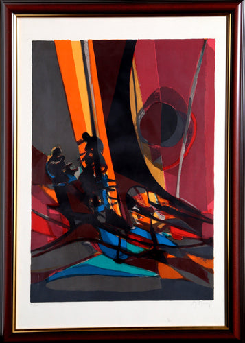 Sailing in the Night Lithograph | Marcel Mouly,{{product.type}}