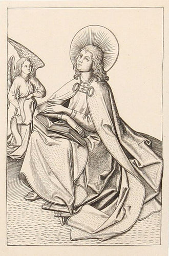 Saint Jean l'Evangeliste Etching | Maitre E.S.,{{product.type}}