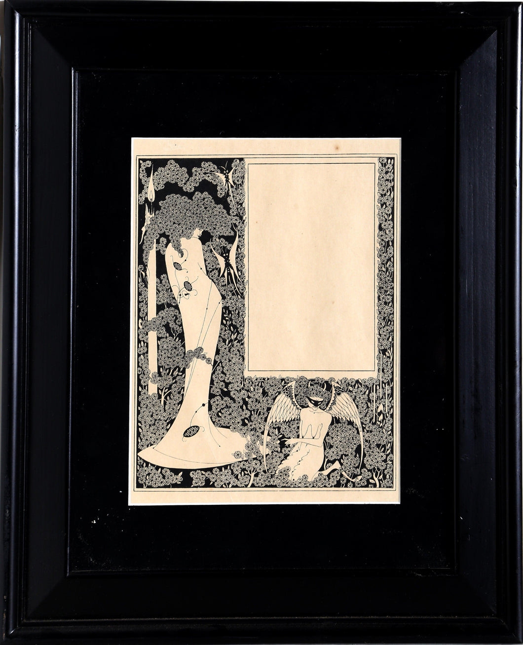 Salome (Border Design with Woman) Lithograph | Aubrey Beardsley,{{product.type}}