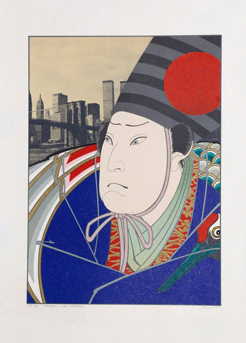 Sambaso (after Hirosada) Screenprint | Michael Knigin,{{product.type}}