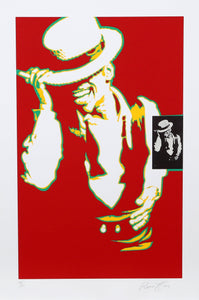 Sammy Davis, Jr. (Red and Green) Lithograph | Bernard Rancillac,{{product.type}}