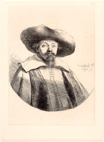 Samuel Menasseh ben Israel Etching | Rembrandt,{{product.type}}