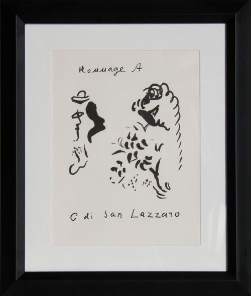 San Lazarro Lithograph | Marc Chagall,{{product.type}}