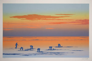 Sand Castles Lithograph | Malcolm Preston,{{product.type}}