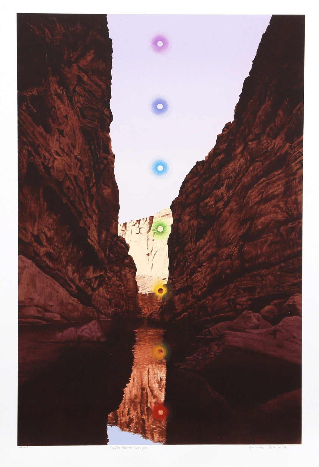 Santa Elena Canyon Screenprint | Antonio Peticov,{{product.type}}