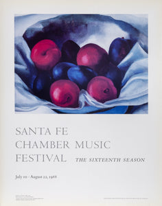 Santa Fe Chamber Music Festival - Plums Poster | Georgia O'Keeffe,{{product.type}}