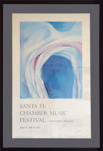 Santa Fe Chamber Music Festival Screenprint | Georgia O'Keeffe,{{product.type}}