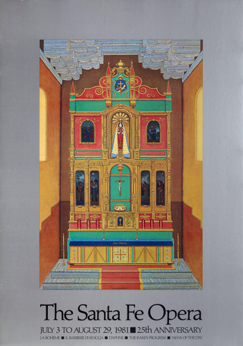 Santa Fe Opera Poster | Douglas Johnson,{{product.type}}