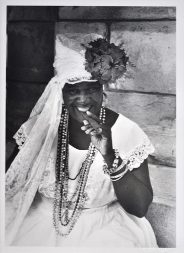 Santeria Priestess, Havana black and white | Tom Quinn Kumpf,{{product.type}}
