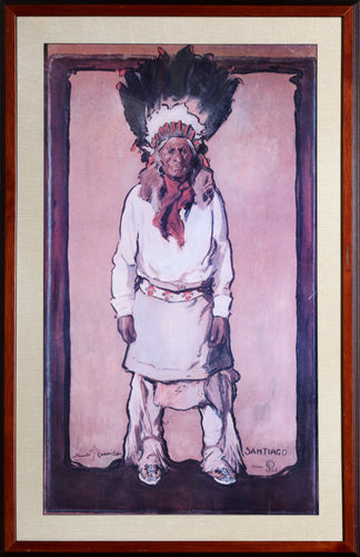 Santiago Poster | Gerald Cassidy,{{product.type}}