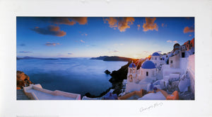 Santorini Seascape Poster | George Meis,{{product.type}}