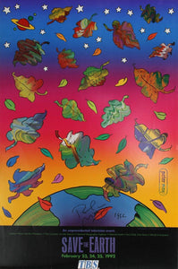 Save the Earth Poster | Peter Max,{{product.type}}